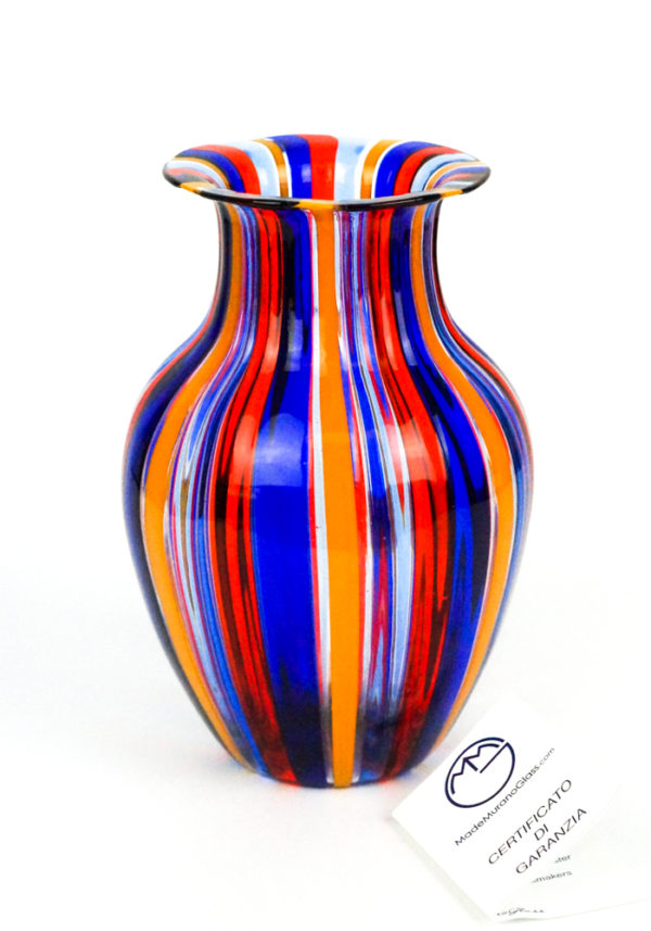 Lavigna - Vase In Pipe Red Blue Yellow