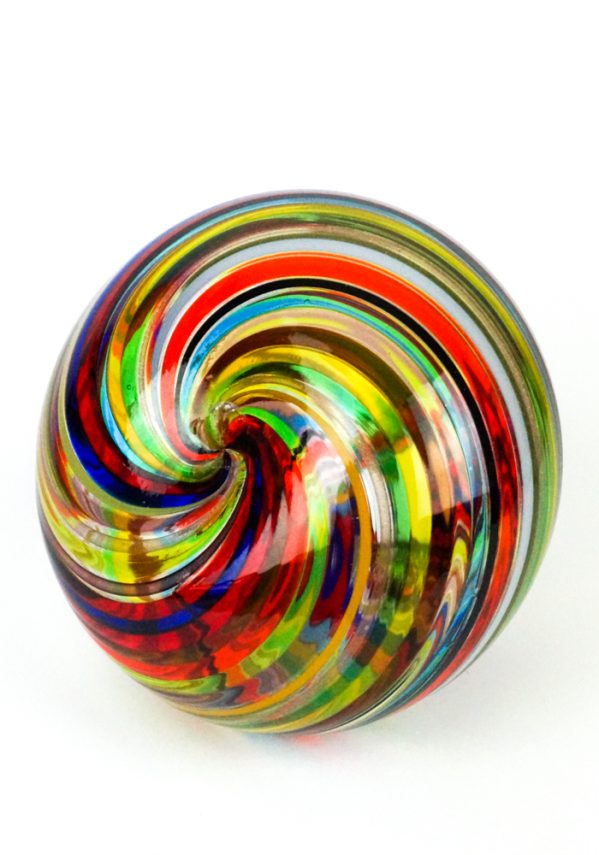 Tuxa - Vaso Vetro Soffiato In Canna Multicolore
