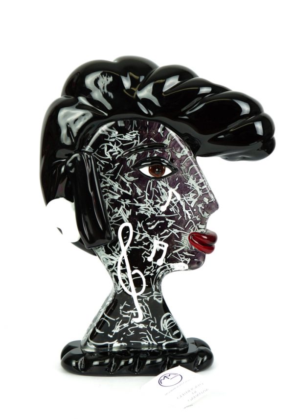 Sculpture Tribute Rock - Made Murano Glass