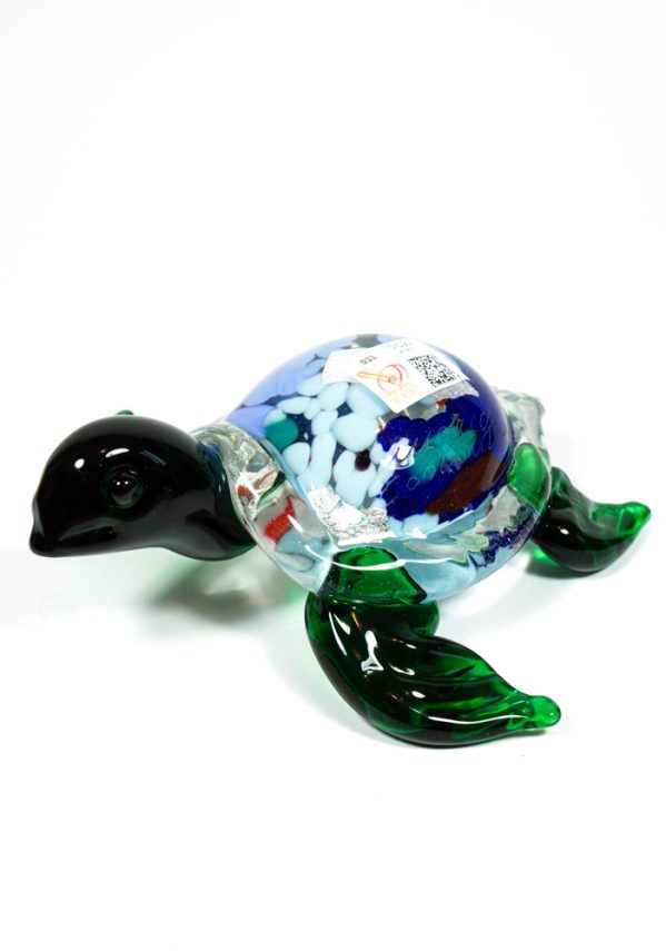 Collection Aida Sommerso - Murano Glass Sea Turtle - Made Murano Glass