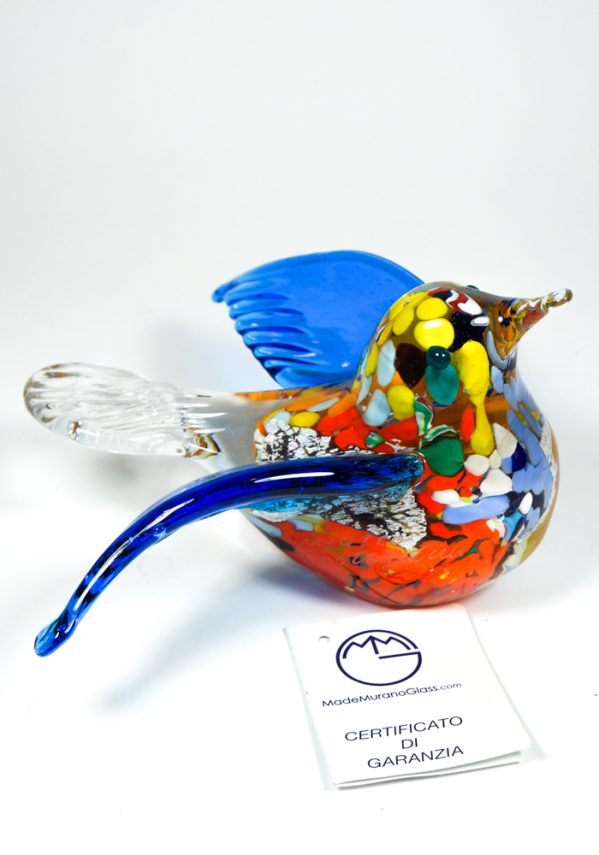 Collection Aida Sommerso - Murano Glass Bird - Made Murano Glass