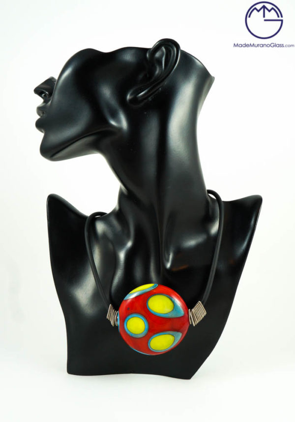 Adelaide - Murano Glass Jewelry - Necklace In Venetian Blown Glass