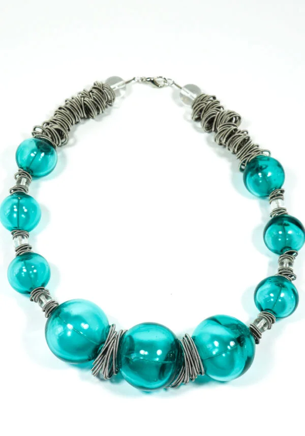 Vertigo - Made Murano Glass Jewelry - Necklace In Venetian Blown Glass