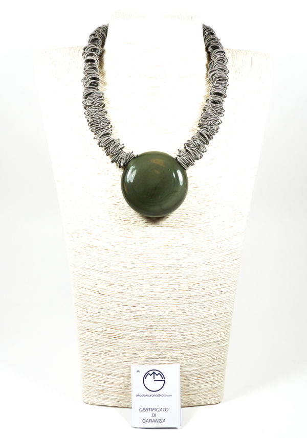 Lux - Made Murano Glass Jewelry - Necklace In Venetian Blown Glass