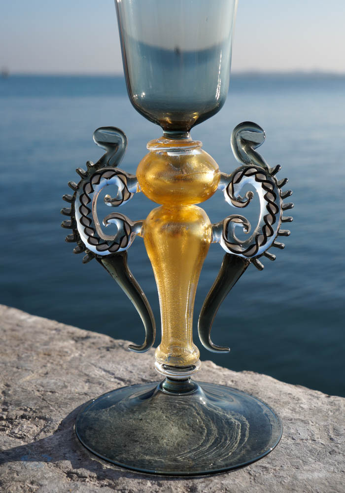 Malta Glass Goblet Murano Wine Glasses Made Murano Glass