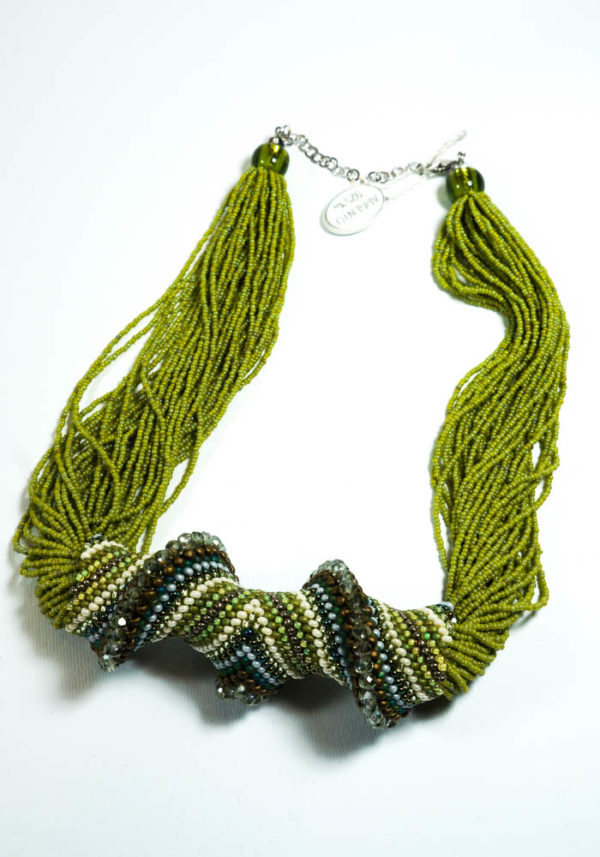 Torcion - Necklace In Murano Glass - Murano Jewelry