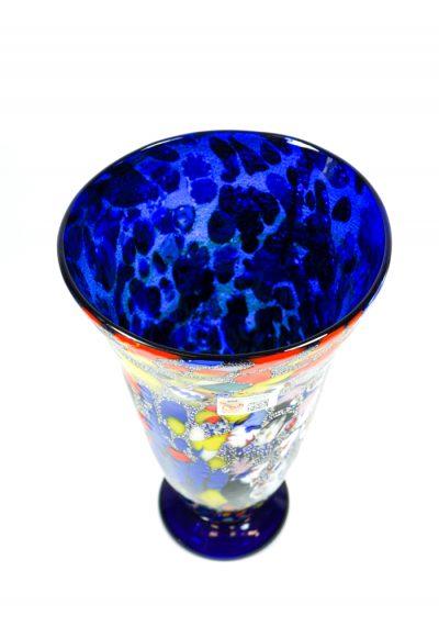 Mose - Blue Murano Vase Fantasy