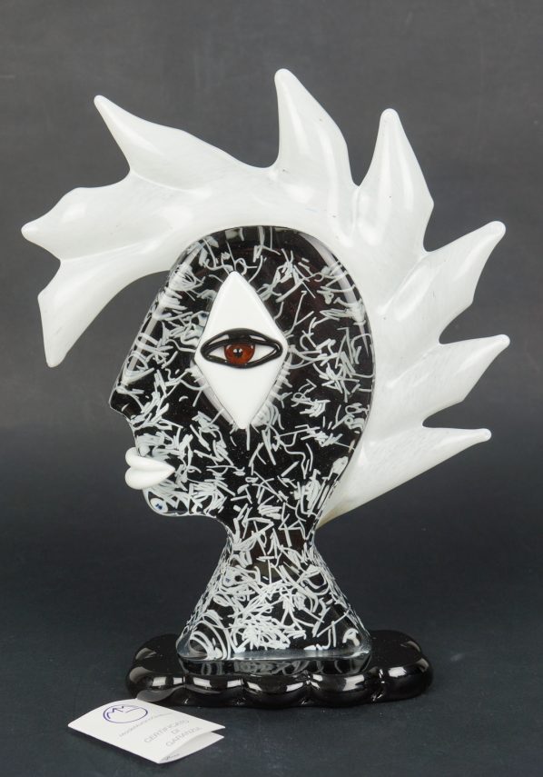 Sculpture Tribute Punk - Made Murano Glass