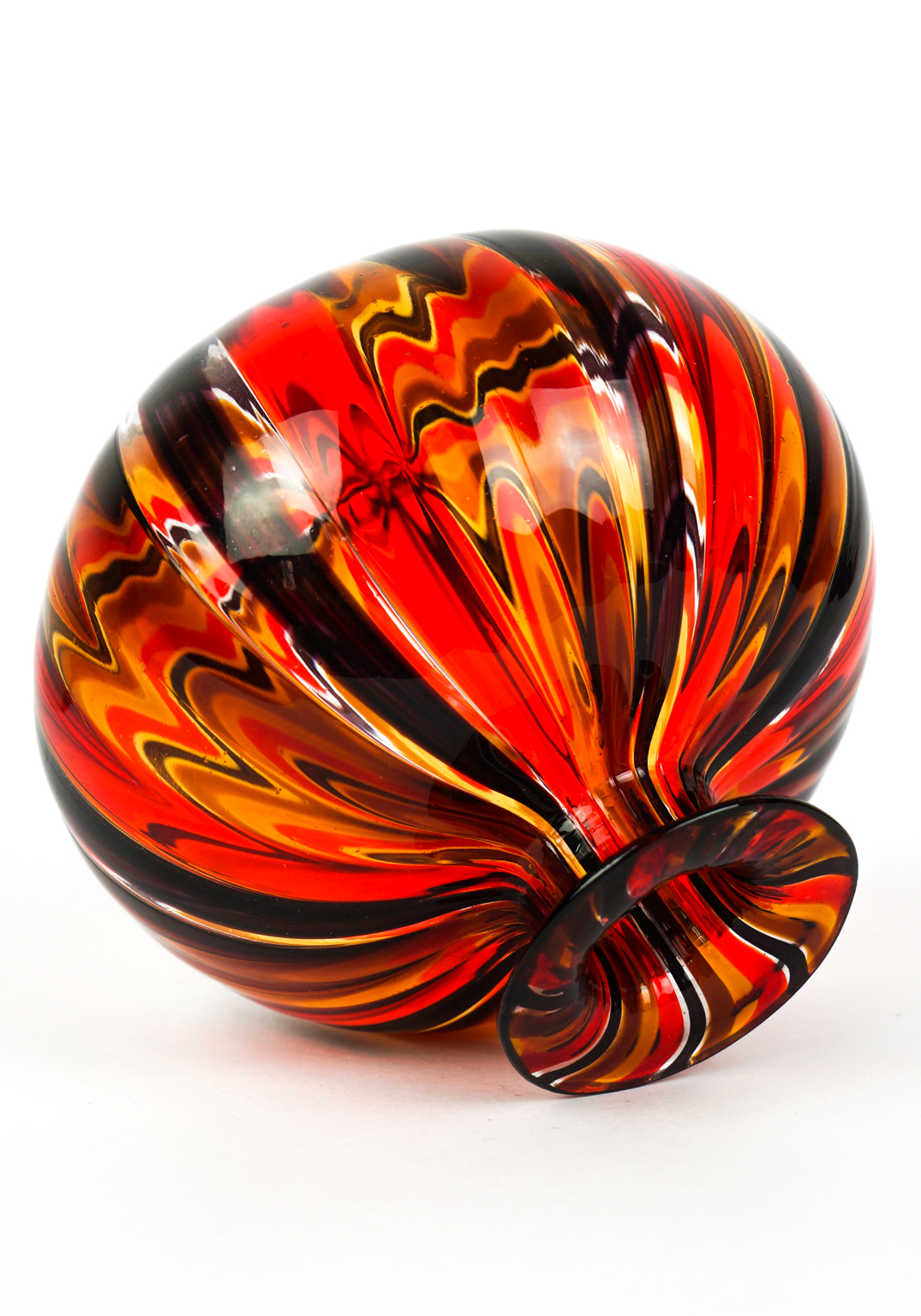 Segoea - Red Murano Glass Vase 