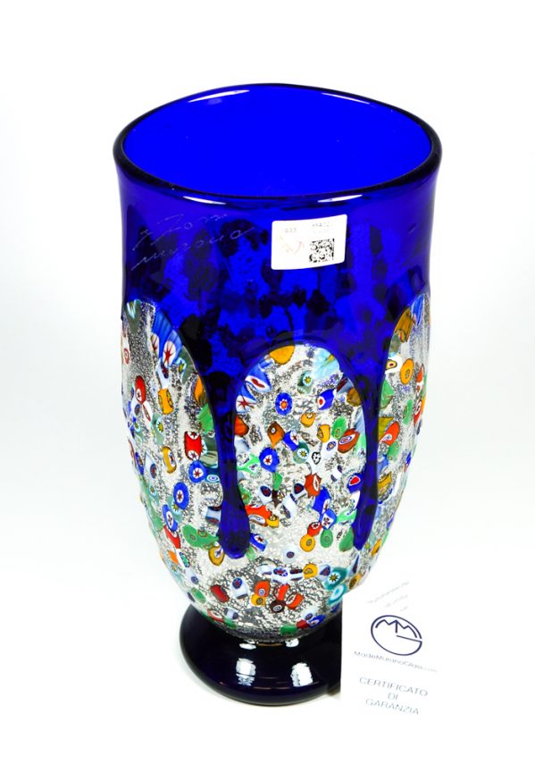 Larka - Vaso Colature Blu - Made Murano Glass