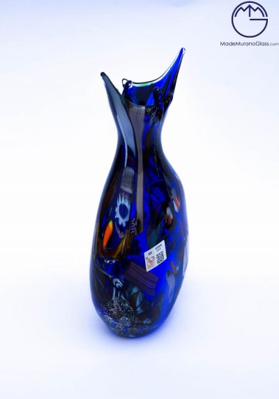 Brasilia - Murano Glass Vase Fantasy Blue - Murano Collection