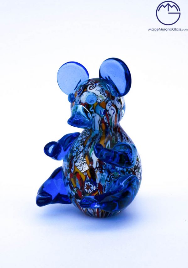 Collection Aida Sommerso - Murano Glass Animal Panda In Murano Glass