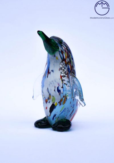 Collection Aida Sommerso – Murano Glass Animal Penguin In Murano Glass