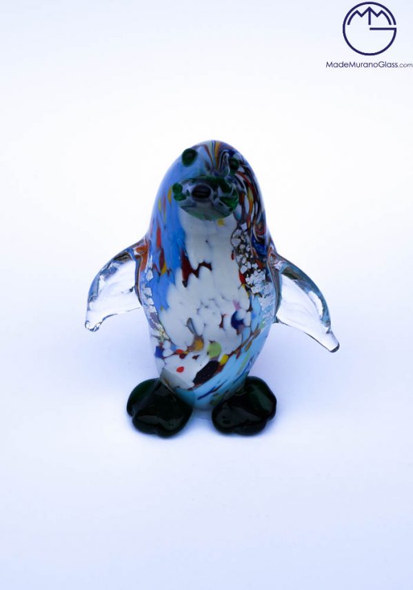 Collezione Aida Sommerso - Pinguino Murano Vetro Artistico