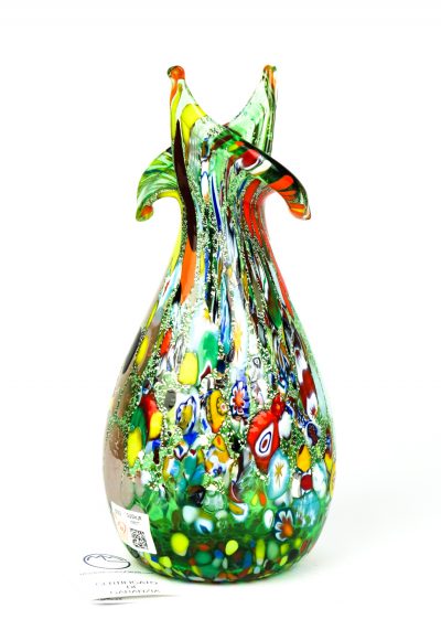 Minay – Murano Glass Vase Fantasy Green