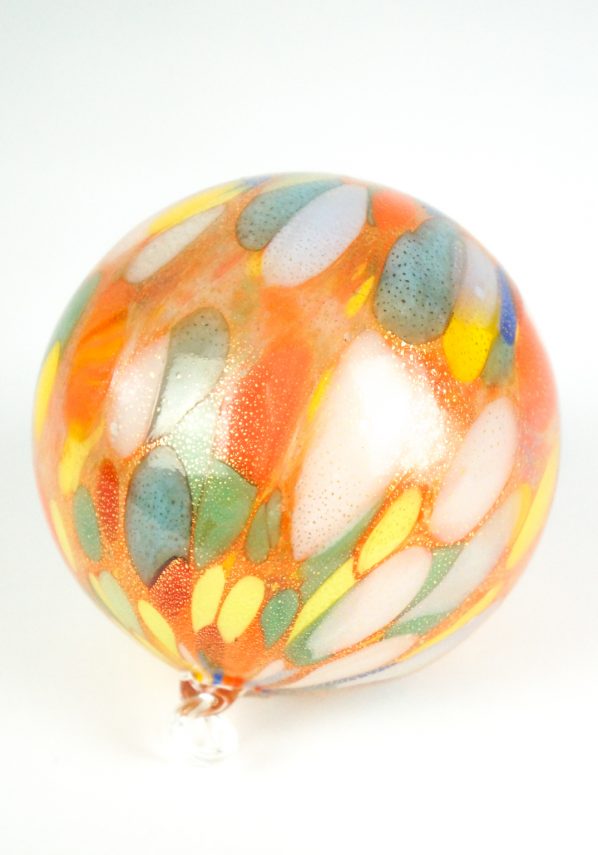 Tennessee - Xmas Multicolour Ball With Gold Leaf 24kt