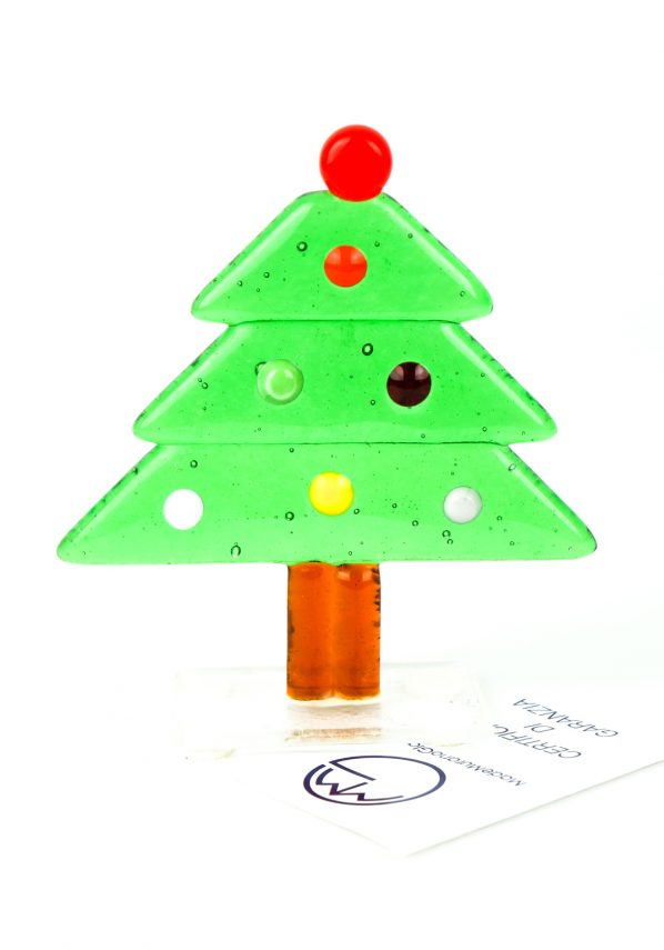 Tris Christmas Trees - Murano Glass Ornaments