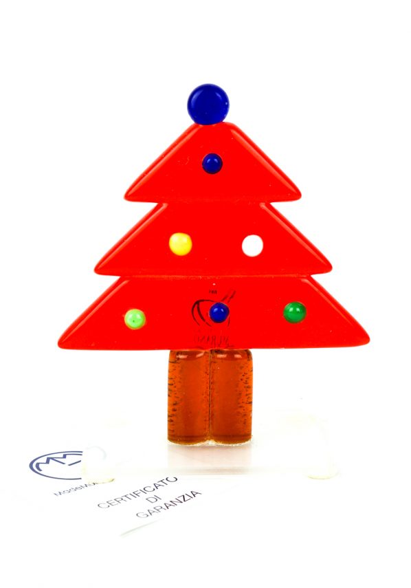 Tris Christmas Trees - Murano Glass Ornaments