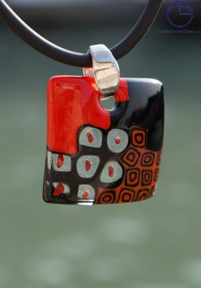 Loves – Murano Glass Jewelry With Murrina Red And Black