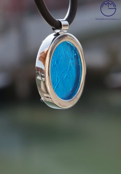 Giada - Murano Glass Jewelry Silver Sea Water