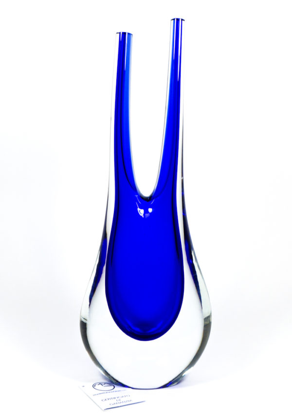Lollo – Satinized Made Murano Glass Vase Sculpture