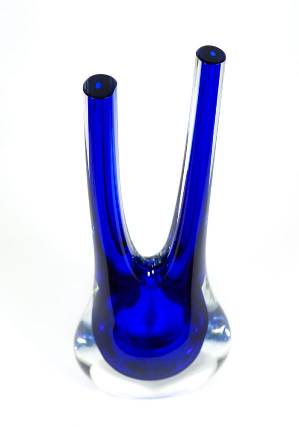 Lollo – Satinized Made Murano Glass Vase Sculpture