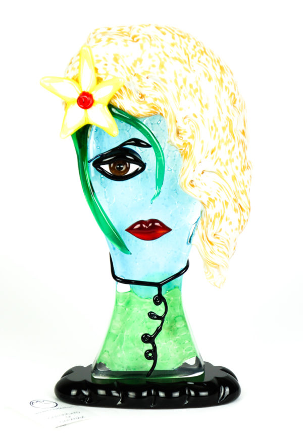 Sahara - Tribute To Pablo Picasso - Pop Art Glass Sculpture