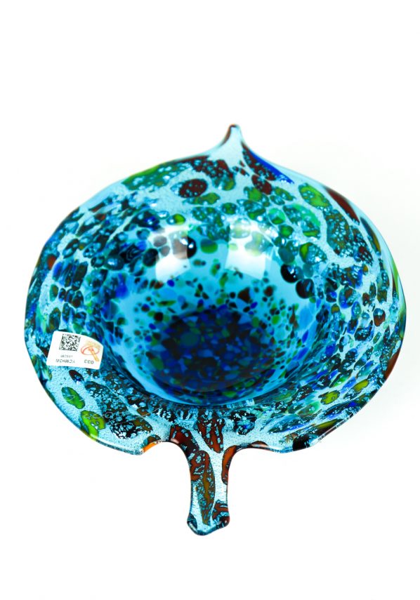 Leaf - Bowl Fantasy Aquamarine