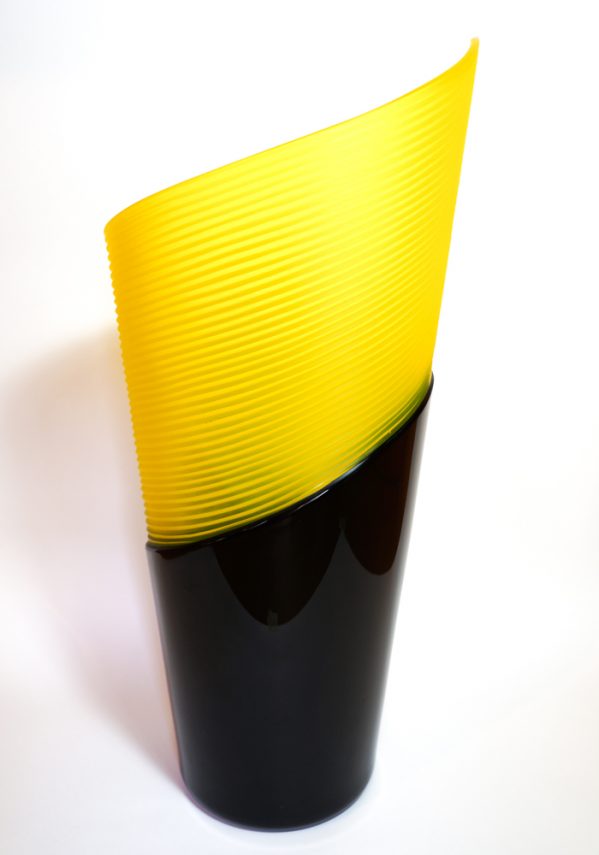 Twirl - Exclusive Murano Glass Vase Engraved