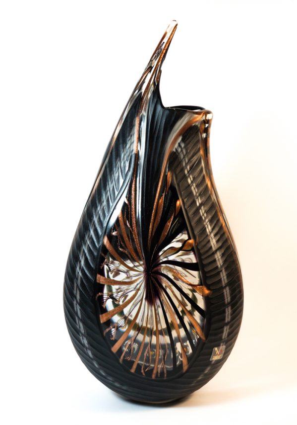 Rockstar - Exclusive Murano Glass Vase Engraved