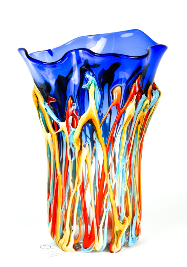 Orisio - Exclusive Blue Glass Vase