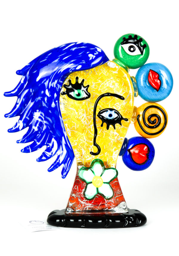 Birikina Tribute To Pablo Picasso - Pop Art Glass Sculpture