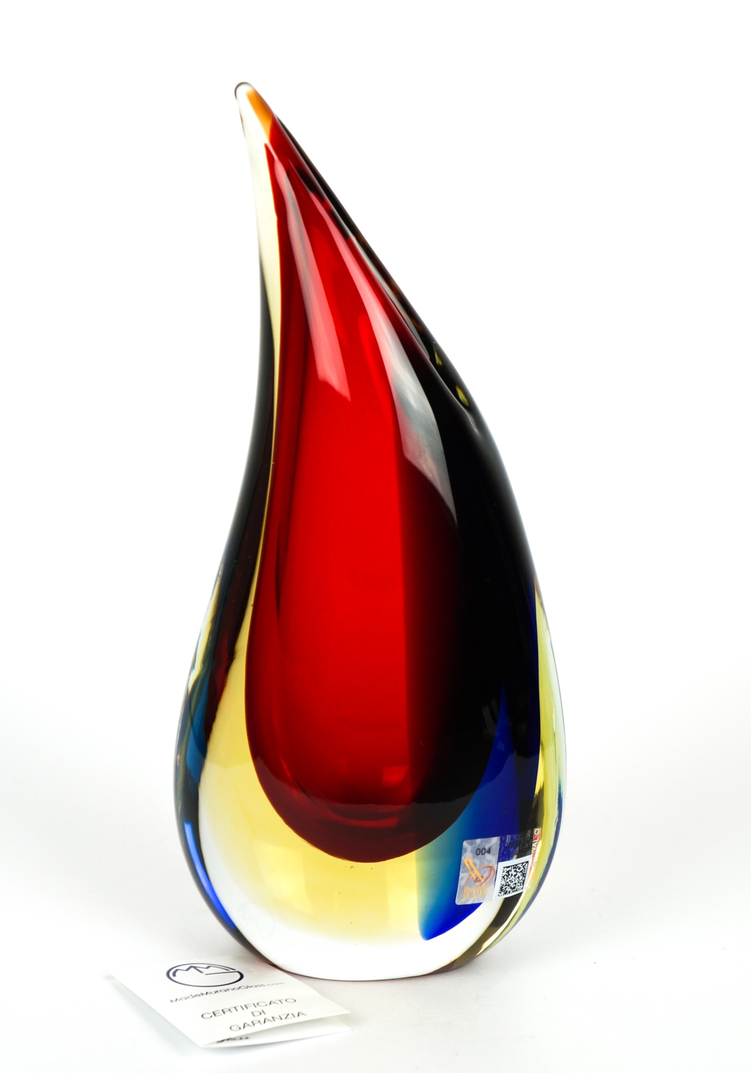 未使用★一輪挿し VETRO ARTISTICO MURANO GLASS 未使用☆一輪挿し VETRO ARTISTICO MURANO GLASS Mid 20th Century