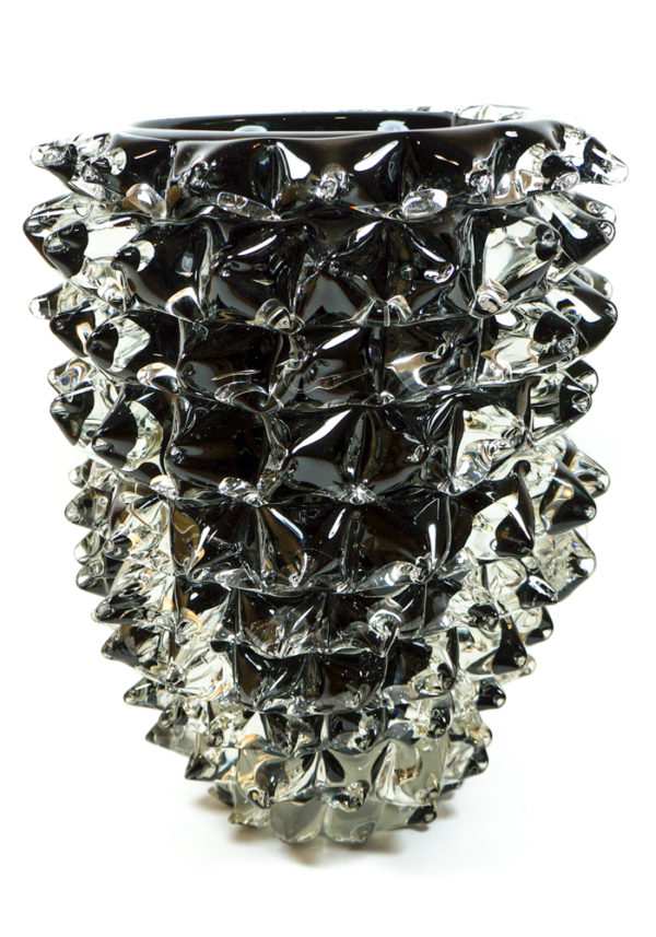 Secret - Murano Glass Vase Rostrato Black