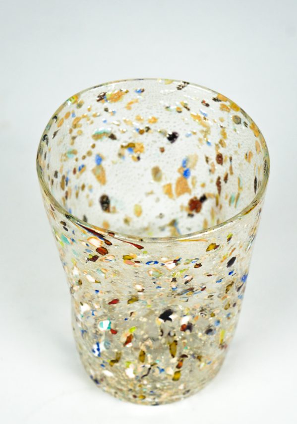 New Foundland - Set Of 6 Drinking Glasses - Made Murano Glass