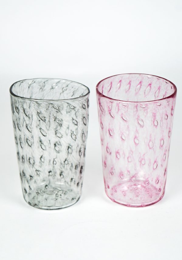 Lipari - Set Of 6 Drinking Glasses - Made Murano Glass