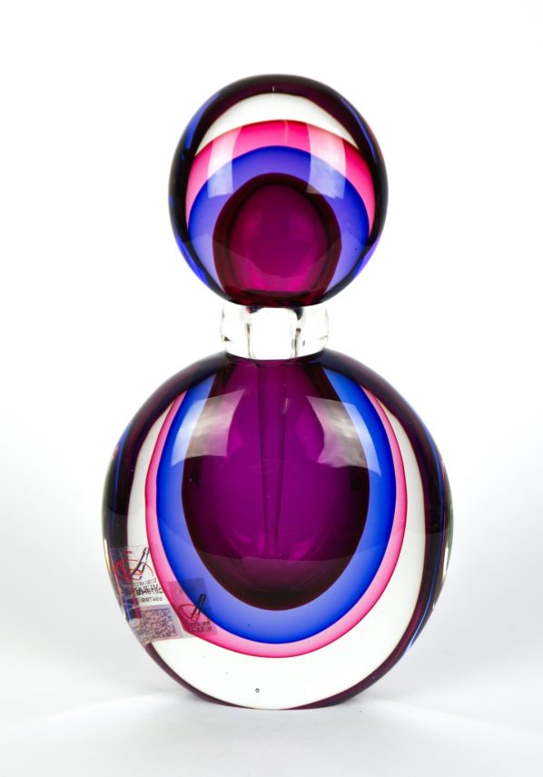 Decor - Sommerso Bottle - Made Murano Glass