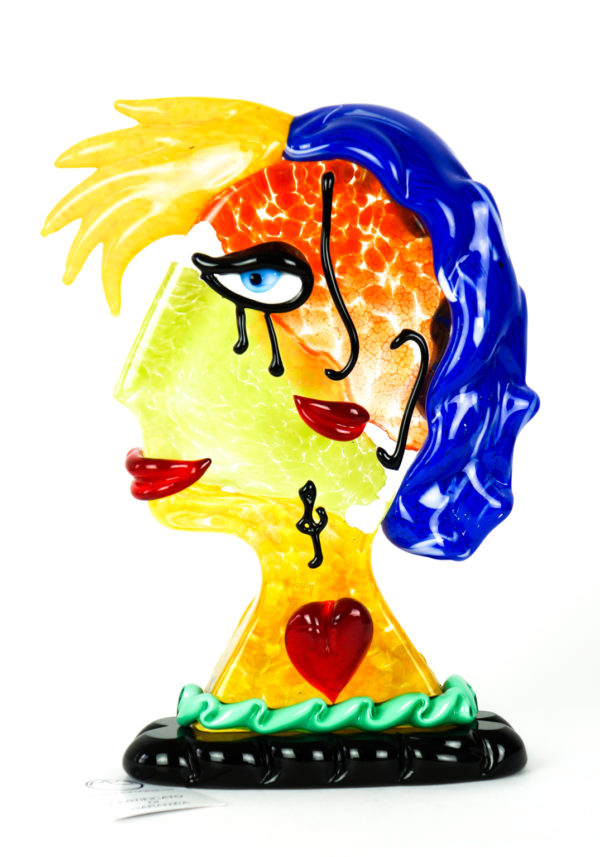 Armonia - Tribute To Pablo Picasso - Pop Art Glass Sculpture