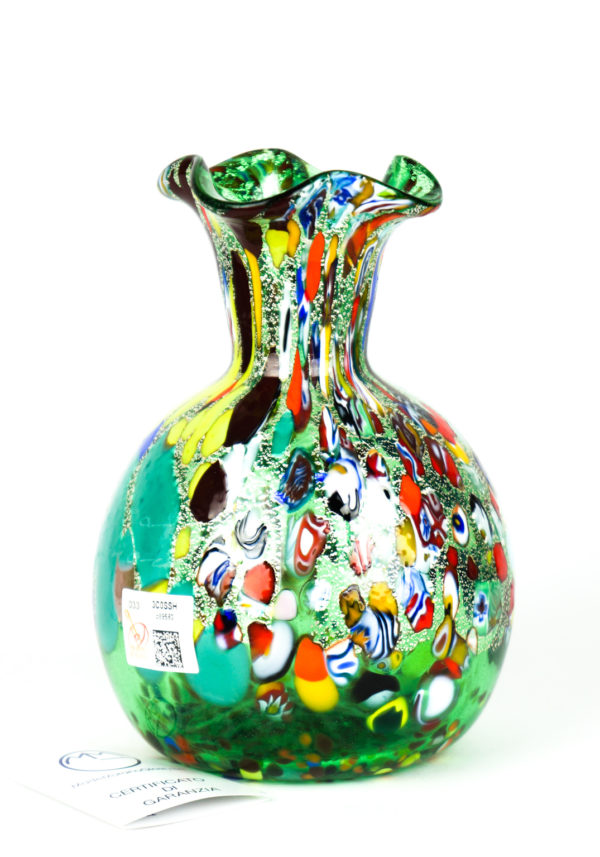 Fiorito - Murano Vase Fantasy Green