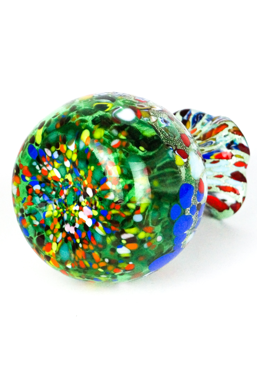 MURANO ムラノ 金彩 双耳 グリーン 花器 オブジェ 6157ouZ+TqL._UF350,350_QL50_.jpg