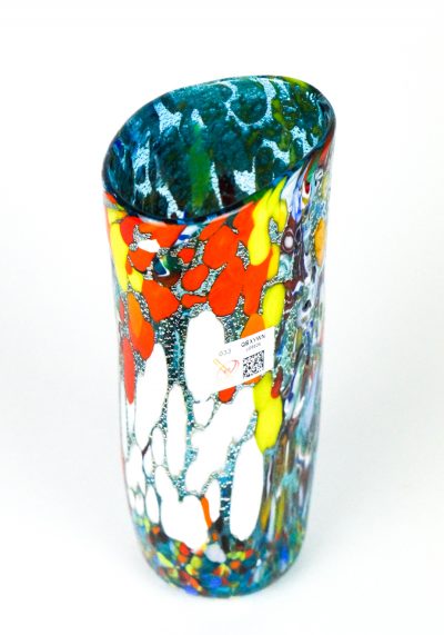 Jony - Murano Glass Vase Fantasy Aquamarine