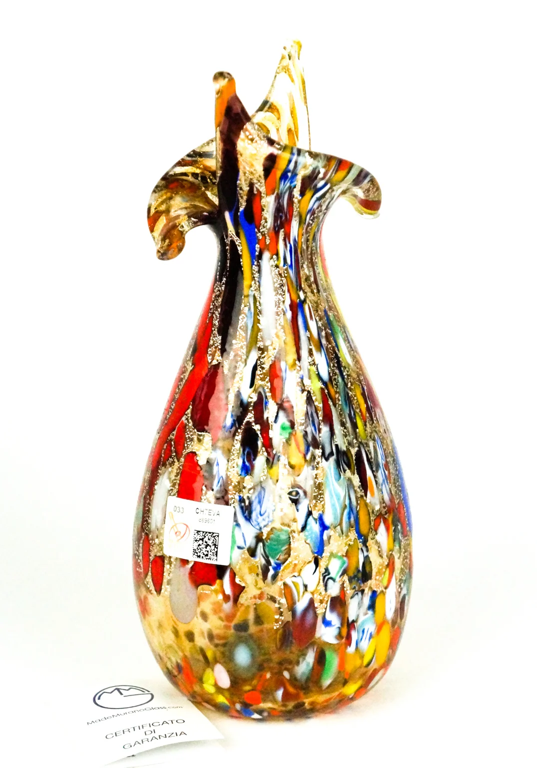 Dea – Murano Vase Fantasy Amber