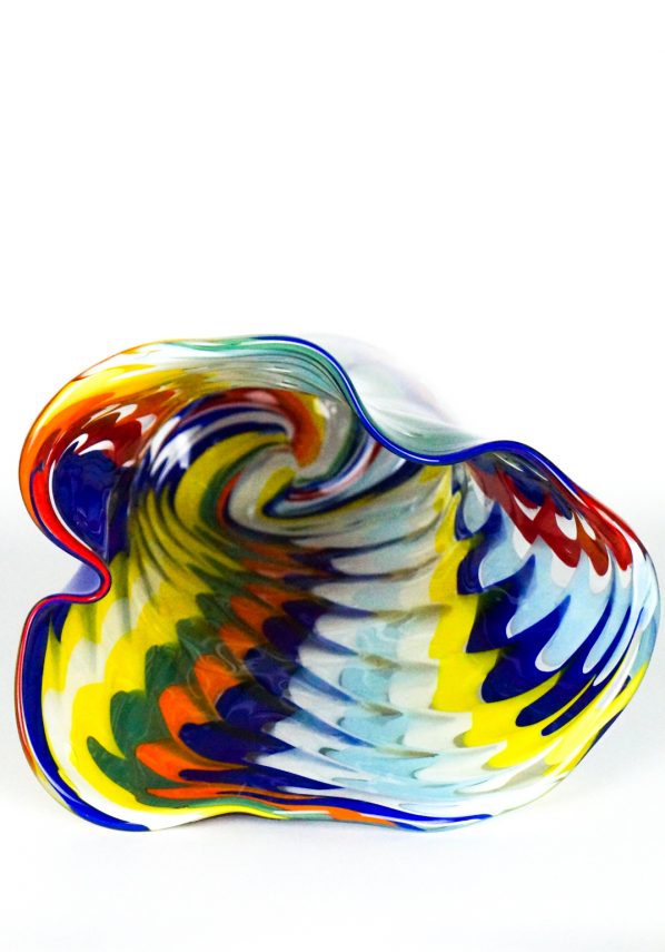 Yari - Vaso Vetro Soffiato Fenicio Multicolore