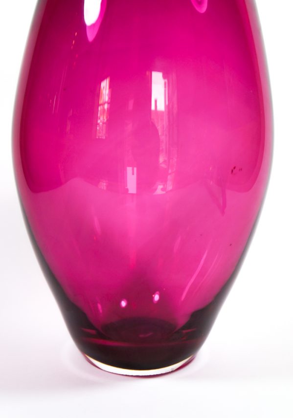 Exclusive Murano Glass Vase Rostrato Amethyst - Made Murano Glass