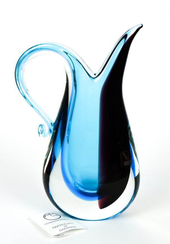 Like - Vaso Sommerso Acquamare Ametista - Made Murano Glass