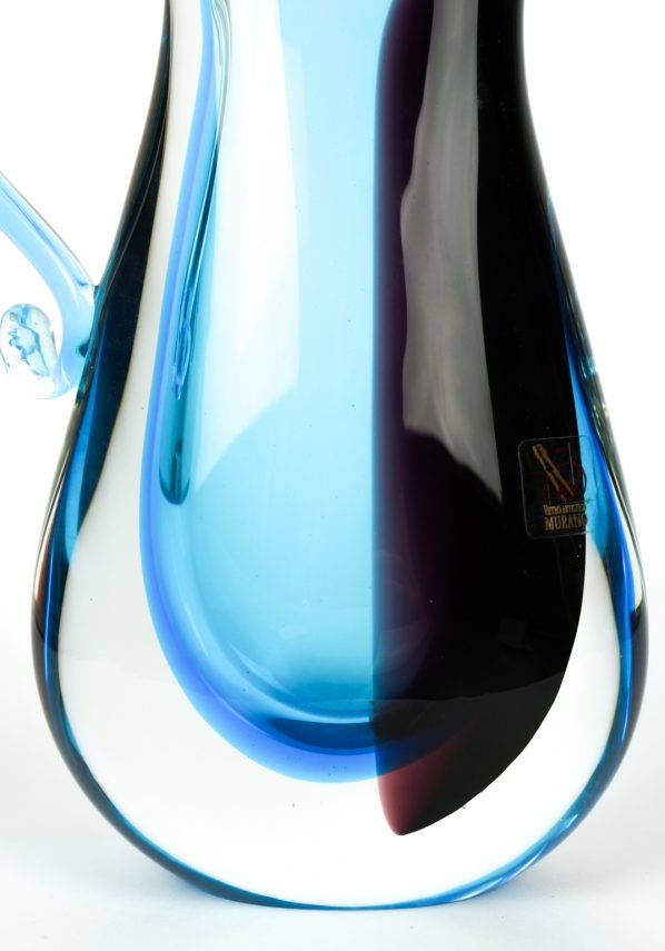 Like - Vaso Sommerso Acquamare Ametista - Made Murano Glass