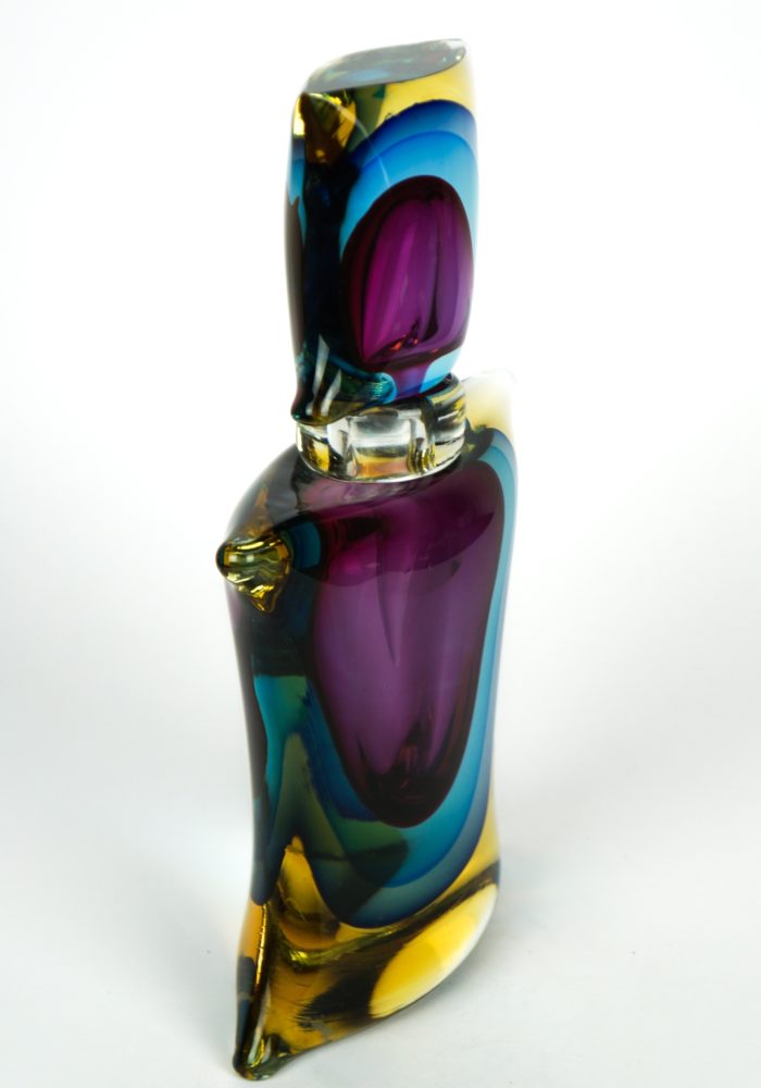 Denise - Sommerso Perfume Bottle - Made Murano Glass