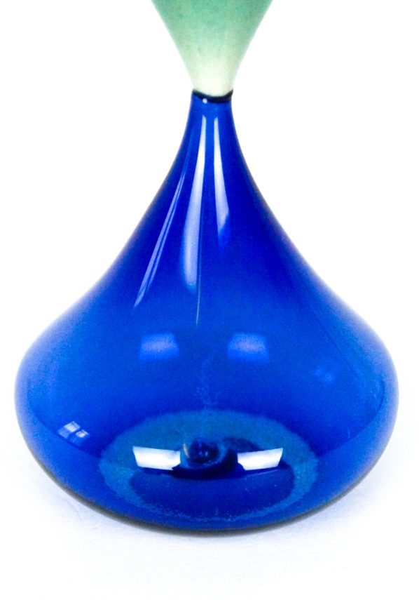 Murano Hourglass - Blue Emerald