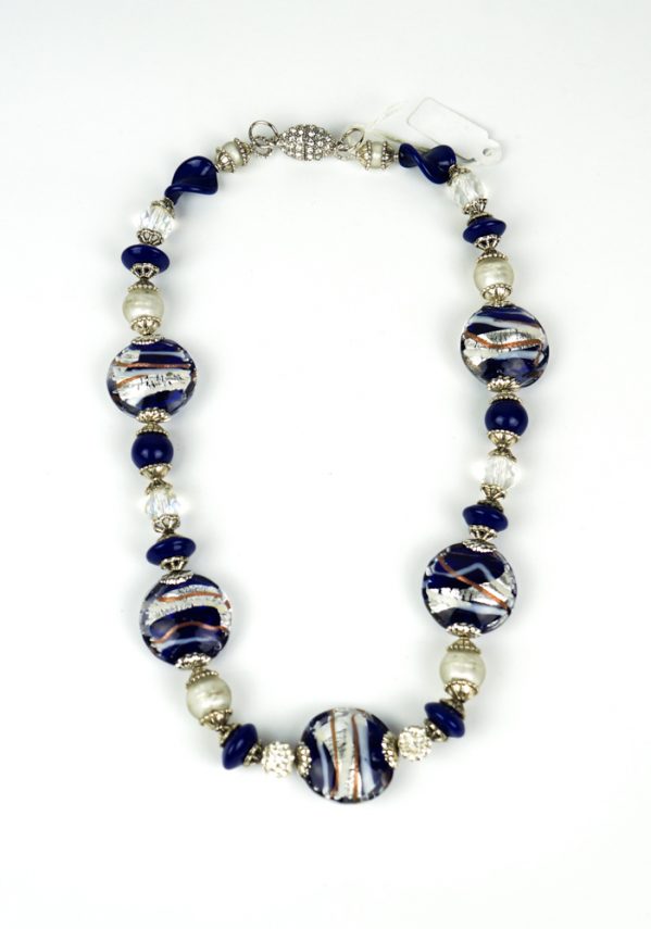 Blues - Necklace Made Of Murano Glass