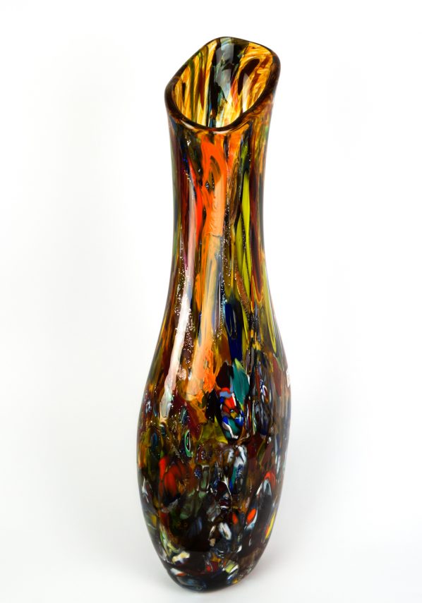 Matric - Made Murano Glass Fantasy Amber Vase